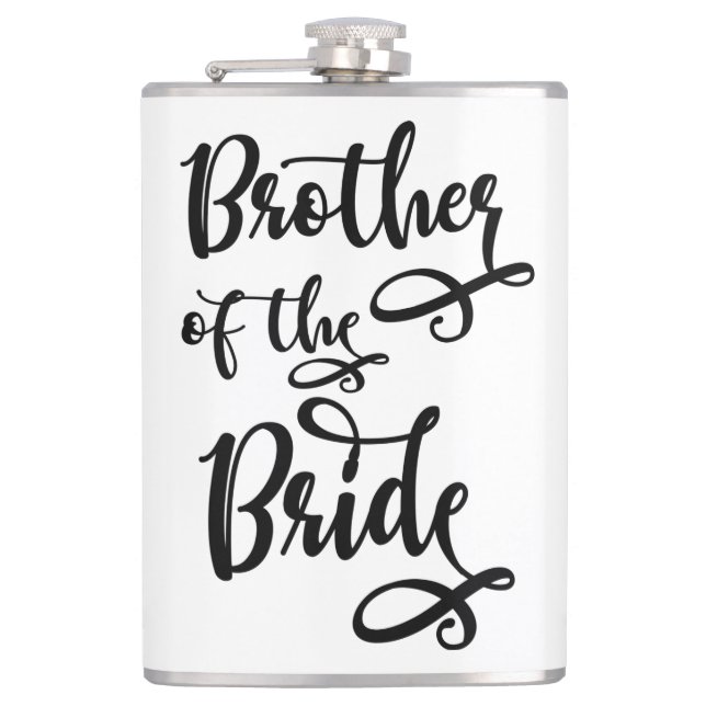 Brother of the Bride Hip Flask (Front)