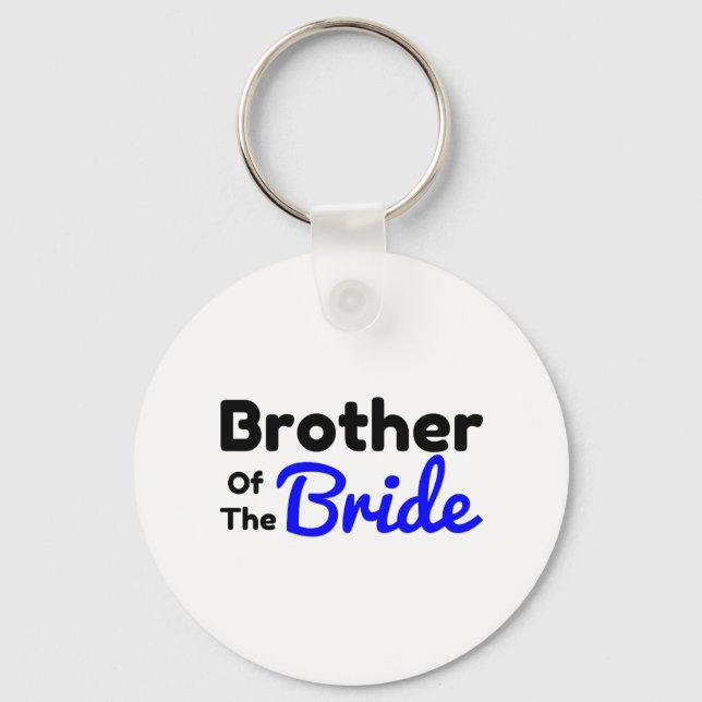 Brother of the bride key ring (Front)