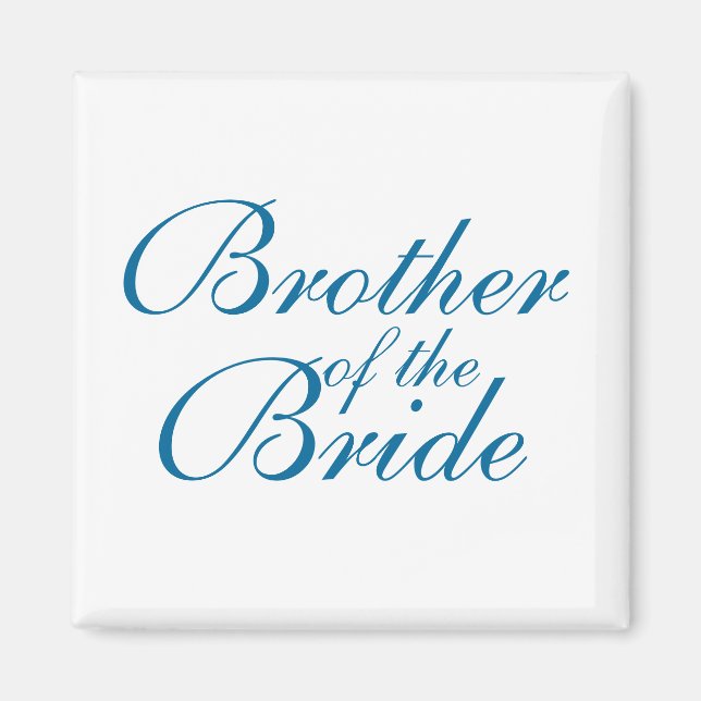 Brother of the Bride Magnet (Front)