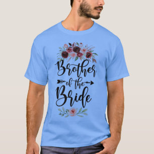 Brother Of The Bride Wedding Shower Celebration Li T-Shirt