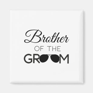 Brother Of The Groom Wedding Party Marriage  Magnet