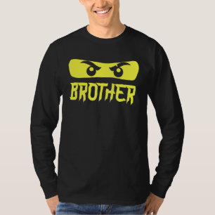 Brother Of The Kung Fu Ninja Eyes Family T-Shirt