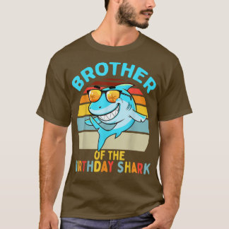 Brother of the Shark Birthday Matching Family  T-Shirt