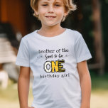 Brother of the So sweet to bee one birthday  T-Shirt<br><div class="desc">So sweet to bee one floral 1st birthday Mum of the birthday girl</div>