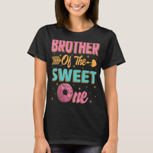Brother Of The Sweet One Doughnut First Birthday G T-Shirt
