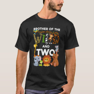Brother Of The Wild And Two Zoo Birthday Safari 1 T-Shirt