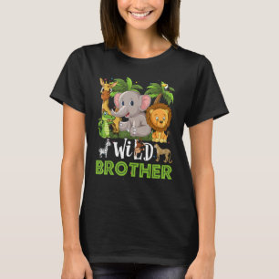 Brother Of The Wild Zoo Birthday Safari Jungle Ani T-Shirt