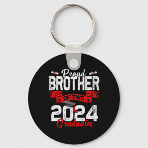 Brother Of Two Cl 2024 Graduates Twins Graduation  Key Ring