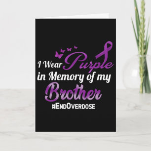 Brother Overdose Awareness Memory Card