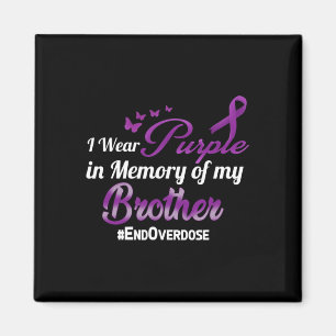 Brother Overdose Awareness Memory Magnet