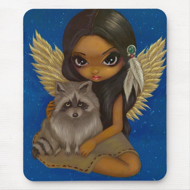"Brother Racoon" Mousepad (Front)