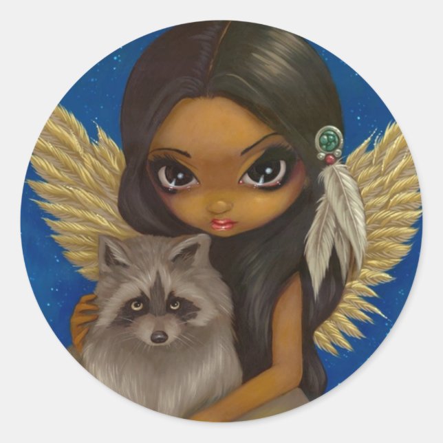 "Brother Racoon" Sticker (Front)