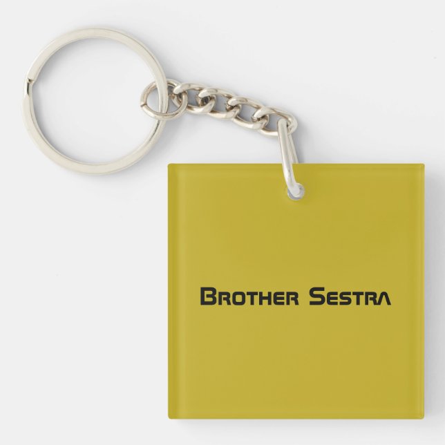 brother sestra from the tv show Orphan black Key Ring (Front)