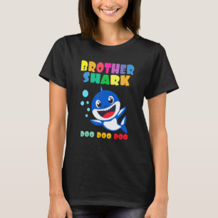 Brother Shark Cute Baby Shark Family Matching Out T-Shirt