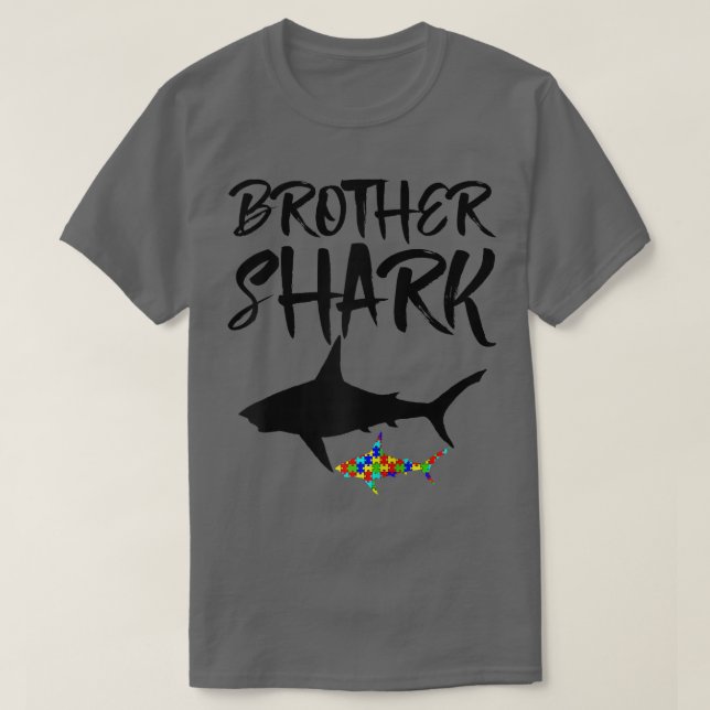 Brother Shark Tee s Funny Women Sharks Tee Brother (Design Front)