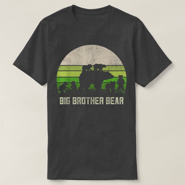 Brother Shirts From Siblings, 6 Cub Bro Sis Big Br (Design Front)