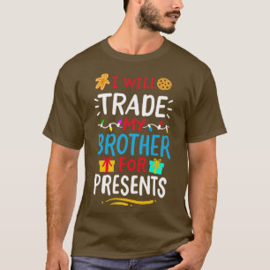 Brother Sibling Christmans T-Shirt