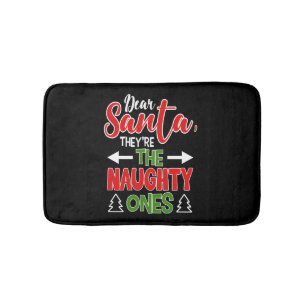 Brother Sister Christmas Gift Bath Mat