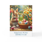 Brother / Sister-in-Law Easter Holiday Card