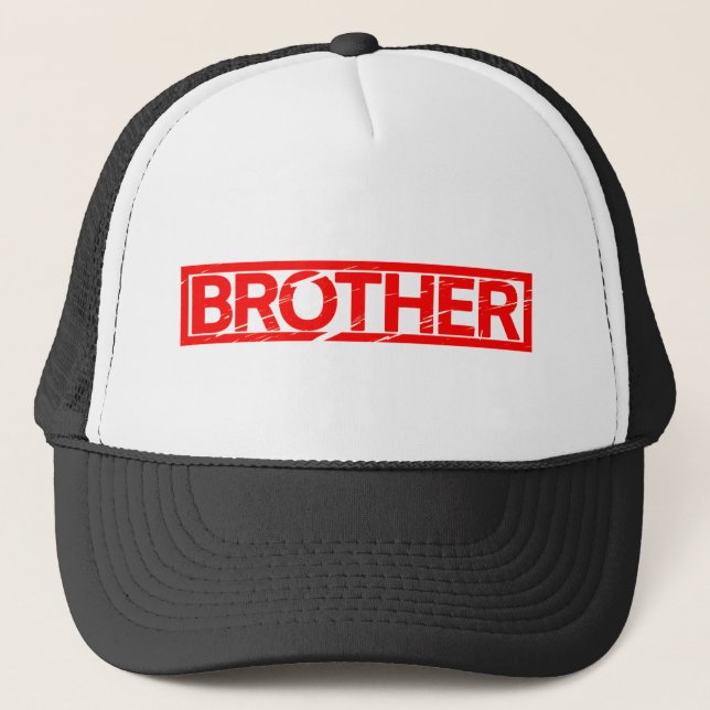 Brother Stamp Trucker Hat (Front)