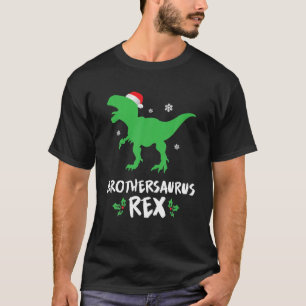 Brother T Rex Matching Family Christmas Dinosaur T-Shirt