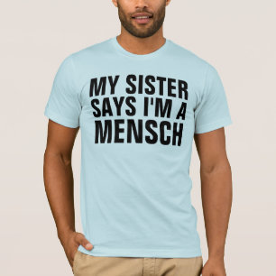BROTHER T-SHIRTS JEWISH MENSCH