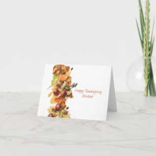 Brother Thanksgiving Card