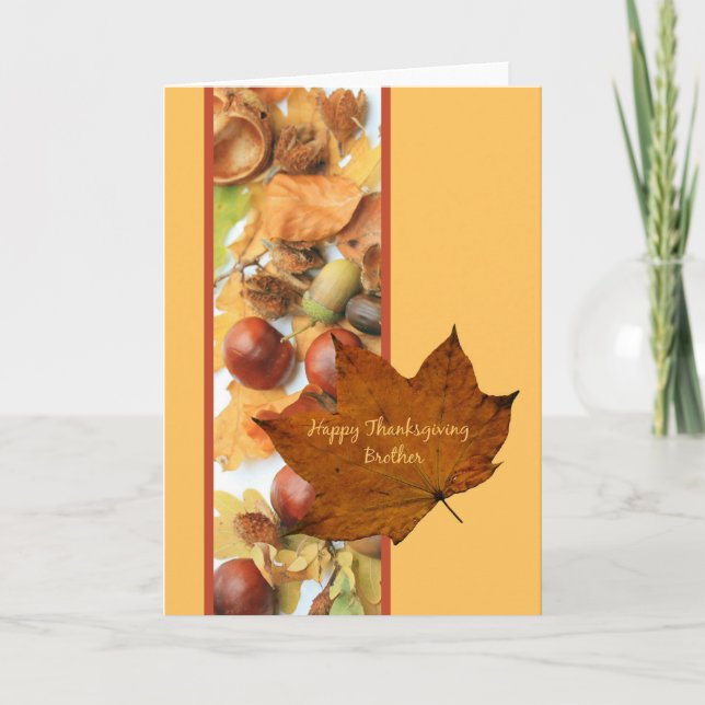 Brother Thanksgiving Card (Front)
