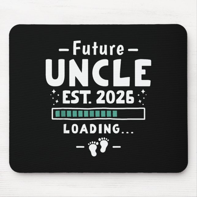 Brother To Uncle Pregnancy Announcement - Future U Mouse Pad (Front)