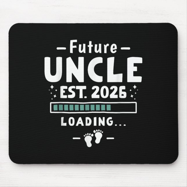 Brother To Uncle Pregnancy Announcement - Future U Mouse Pad (Front)
