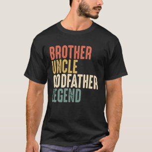 Brother Uncle Godfather Legend Christmas From God T-Shirt