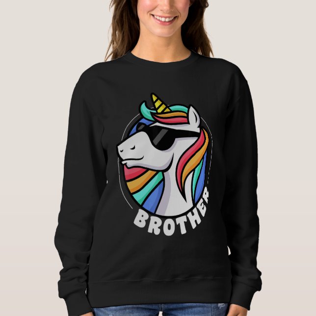 Brother Unicorn For Boys Sweatshirt (Front)