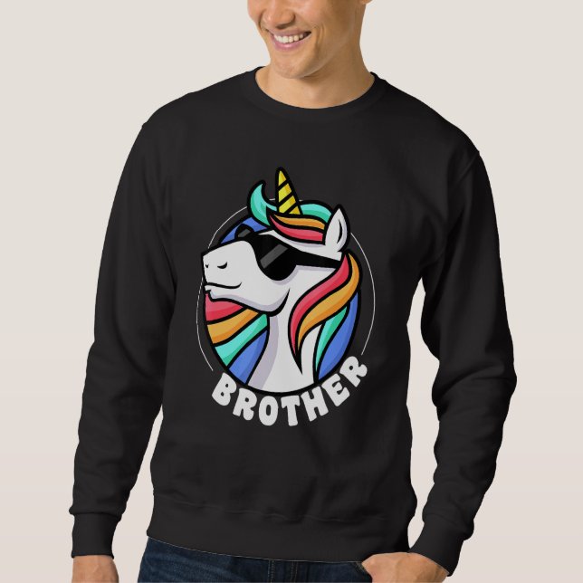 Brother Unicorn For Boys Sweatshirt (Front)