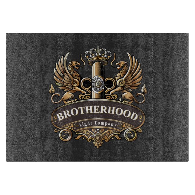 Brotherhood Cigar Company  Cutting Board (Front)