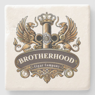 Brotherhood Cigar Company  Stone Coaster