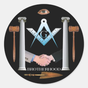 Brotherhood Classic Round Sticker