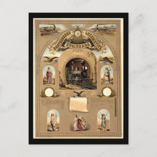 Brotherhood of Locomotive Engineers Postcard