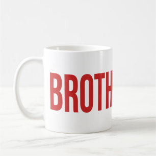 BROTHERHOOD Wordmark Mug Red