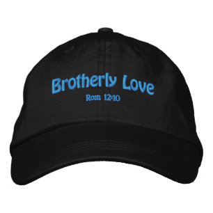 Brotherly Love Customise it Embroidered Hat