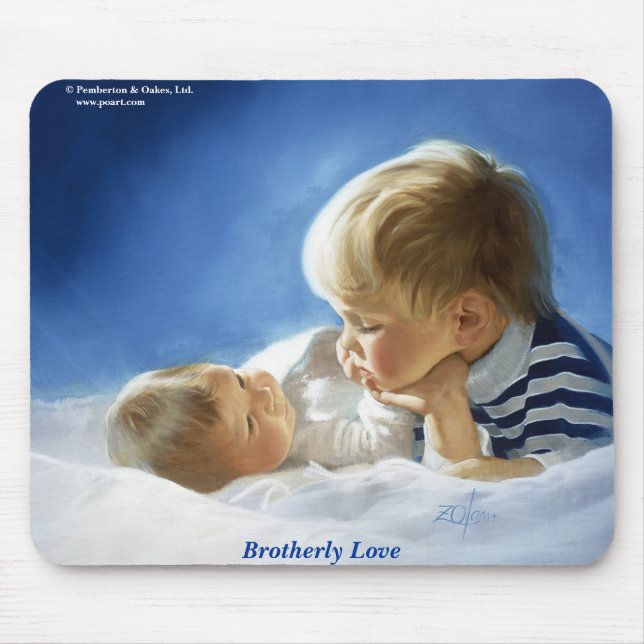 Brotherly Love Mouse Pad (Front)