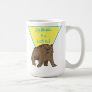 Brothers Big Brother Little Brother Cute Baby Bear Coffee Mug
