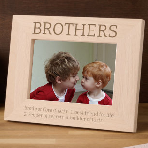 Brothers Dictionary Definition Fun Etched Frames