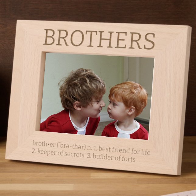 Brothers Dictionary Definition Fun Etched Frames (Creator Uploaded)