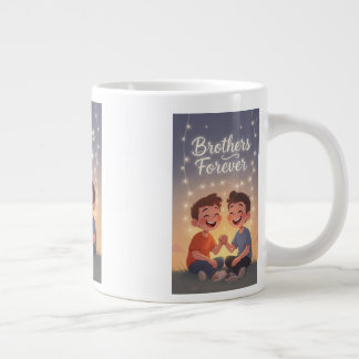 Brothers Forever Mug – Cute Brother Gift, Sibling