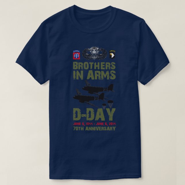 BROTHERS IN ARMS T-Shirt (Design Front)