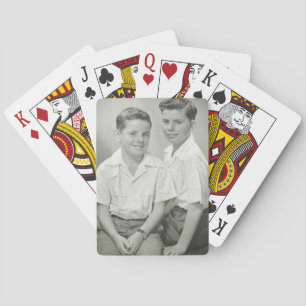 Brothers in Studio Playing Cards
