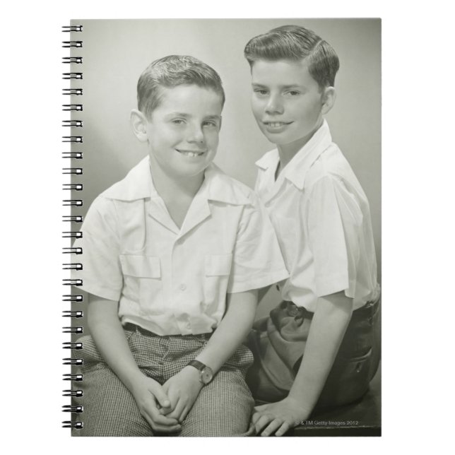 Brothers in Studio Spiral Notebook (Front)