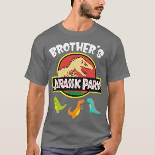 Brothers Jurassk Part Happy Father Parent July 4th T-Shirt