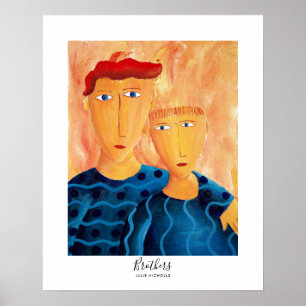 Brothers Painting Poster
