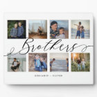 Brothers Script | Gift For Brothers Photo Collage